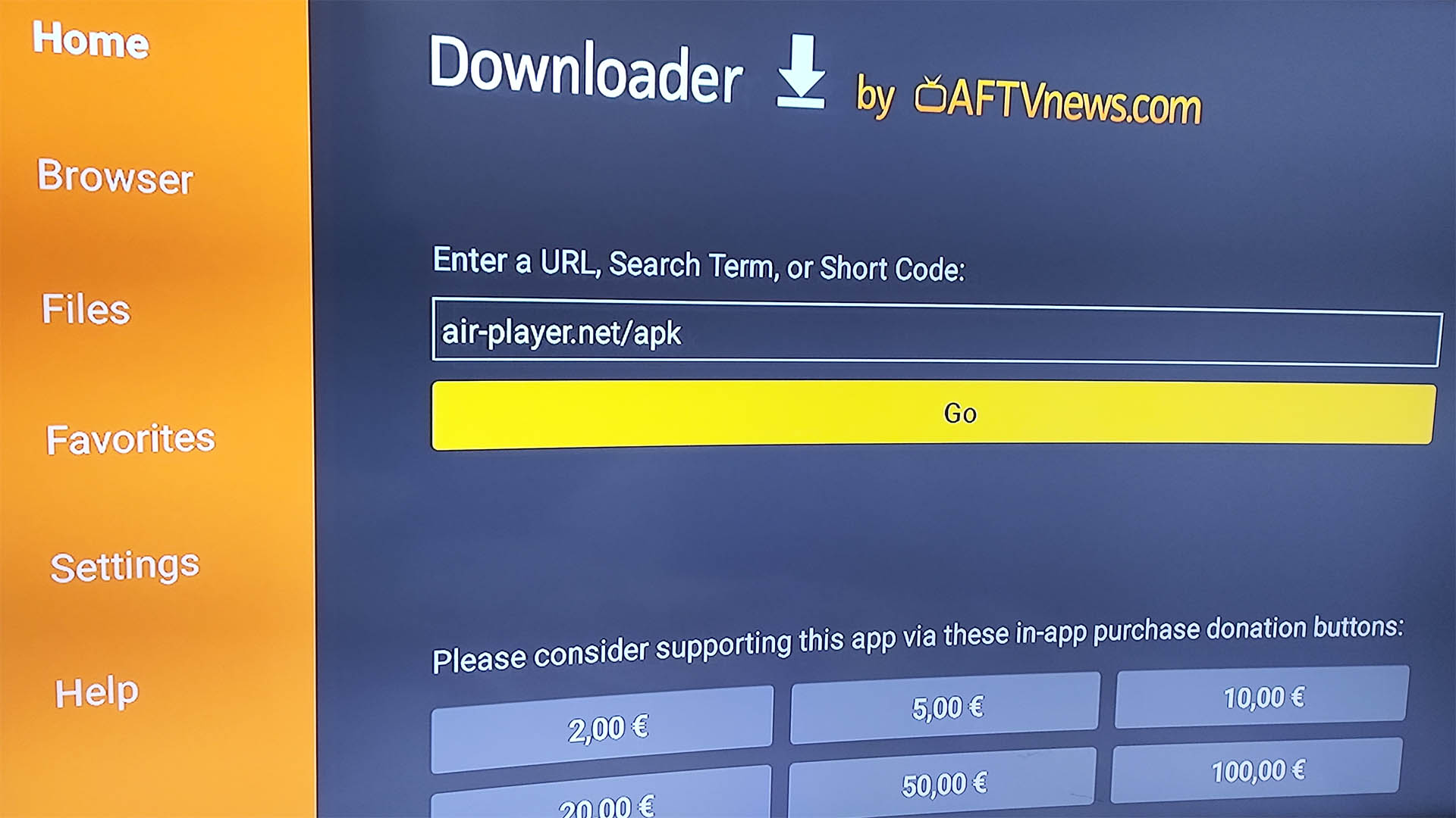 Air Player IPTV FireOS TV PHONE